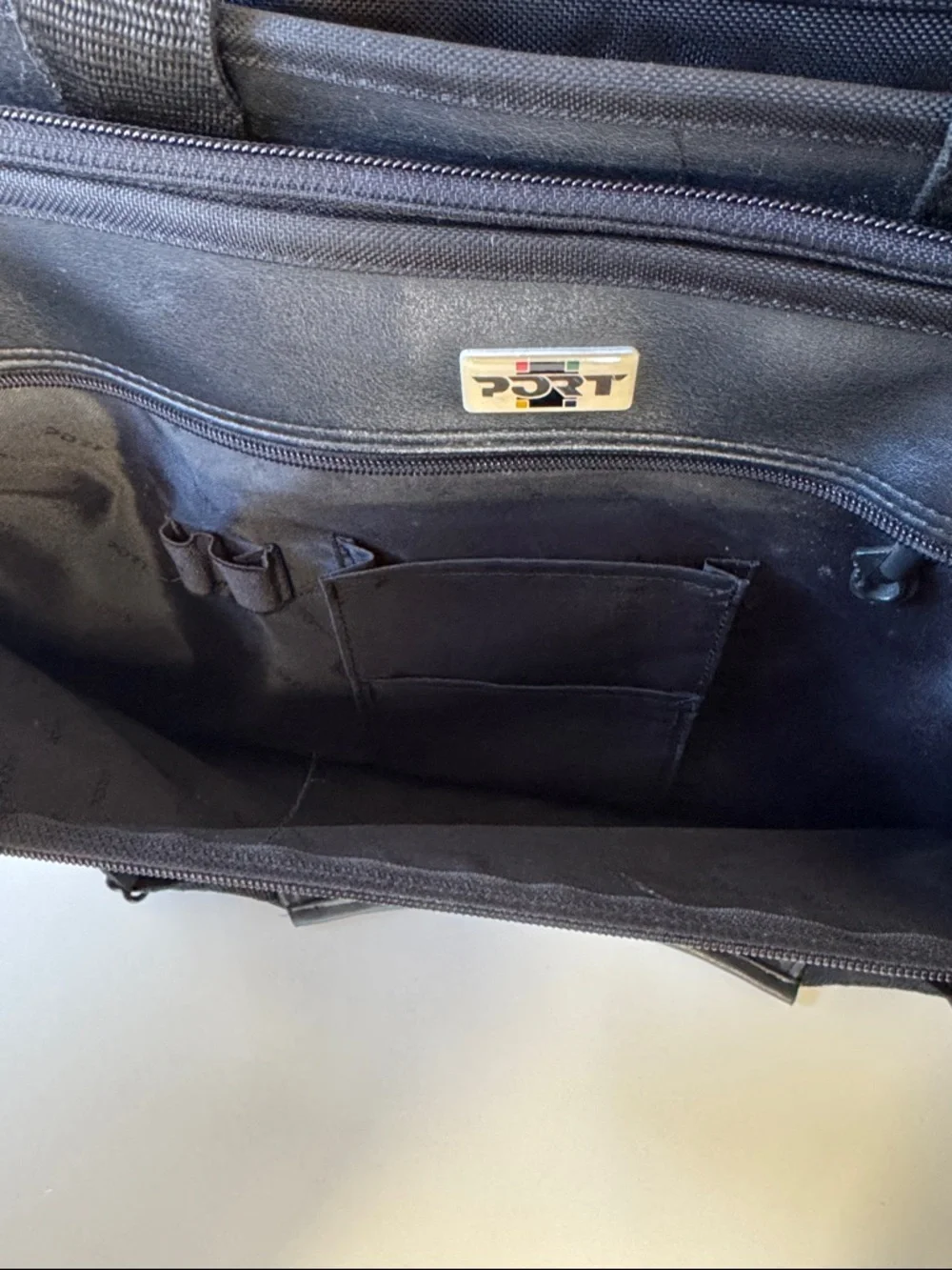 PORT Black Executive Laptop Briefcase - Professional Carry Bag